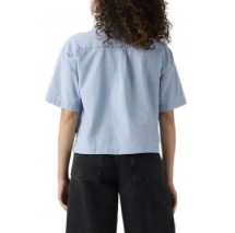 LEVIS HARLIE CROPPED SHIRT FLAT FINISH ΤΖΙΝ ΠΟΥΚΑΜΙΣΟ ΓΥΝΑΙΚΕΙΟ MED INDIGO