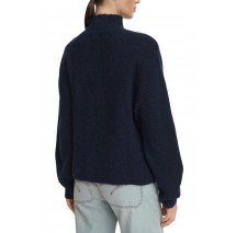 TOMMY JEANS MOCKNECK BADGE SWEATER EXT ΜΠΛΟΥΖΑ ΠΛΕΚΤΗ ΓΥΝΑΙΚΕΙΑ NAVY