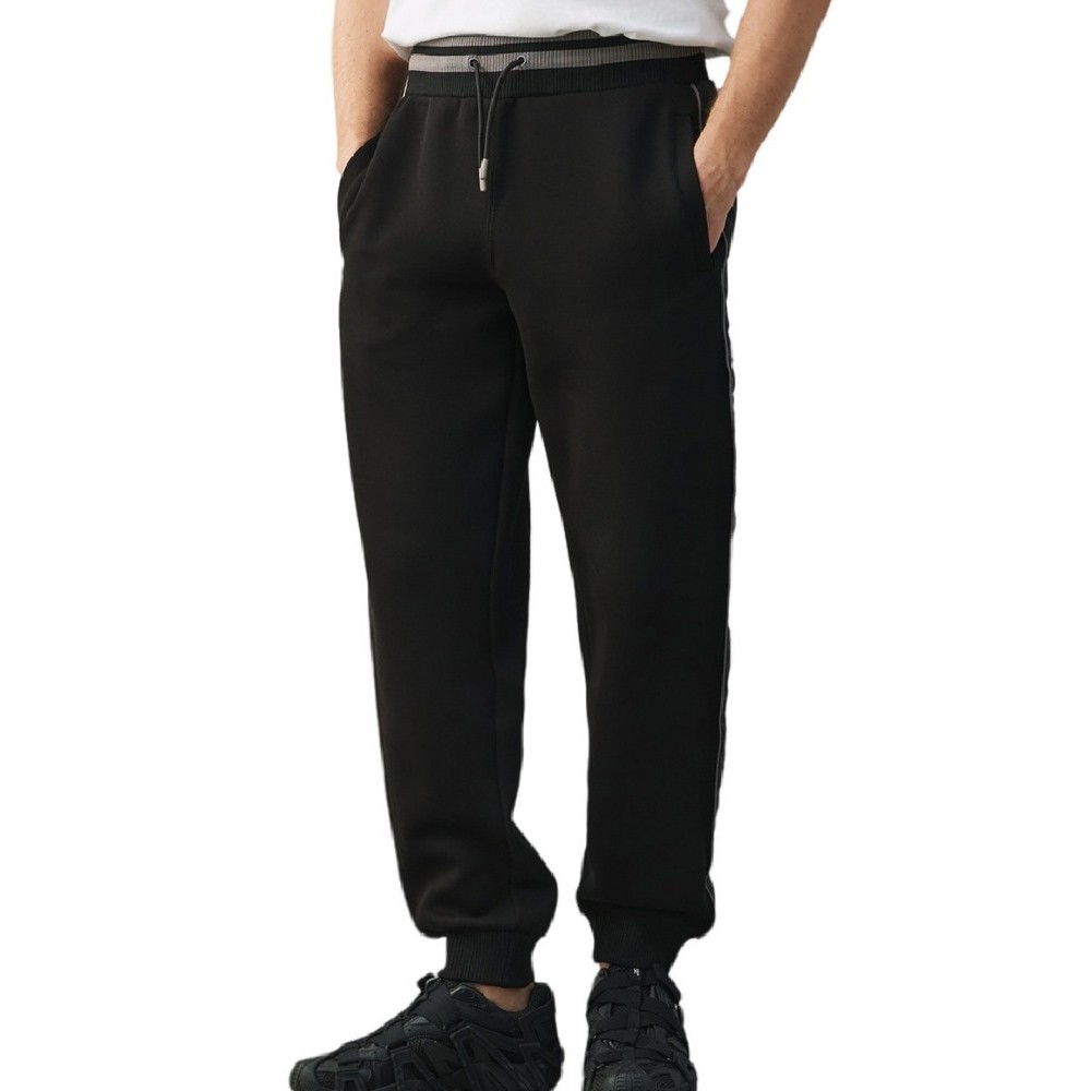 GUESS FINLO CUFFED PANT ΦΟΡΜΑ ΠΑΝΤΕΛΟΝΙ ΑΝΔΡΙΚΟ BLACK