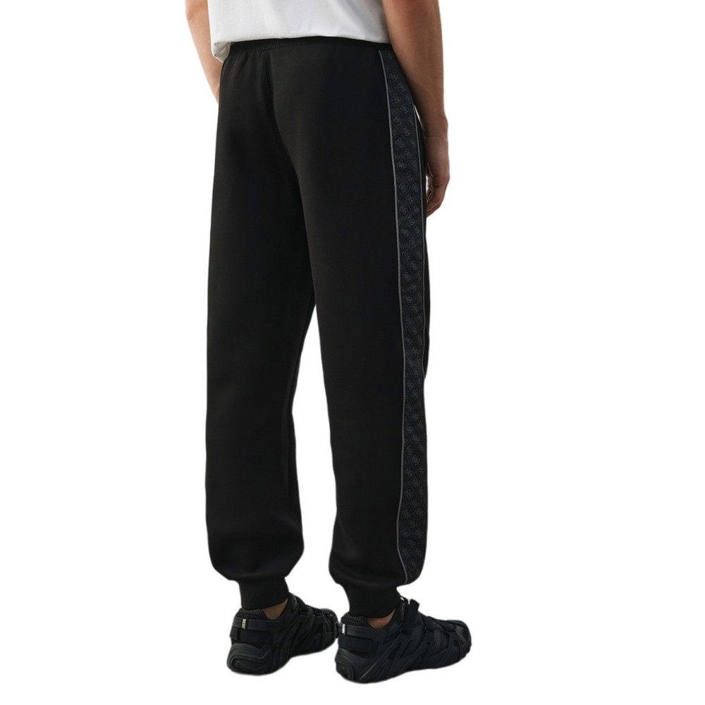 GUESS FINLO CUFFED PANT ΦΟΡΜΑ ΠΑΝΤΕΛΟΝΙ ΑΝΔΡΙΚΟ BLACK