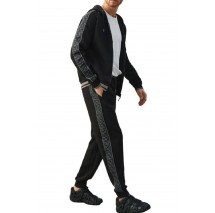 GUESS FINLO CUFFED PANT ΦΟΡΜΑ ΠΑΝΤΕΛΟΝΙ ΑΝΔΡΙΚΟ BLACK