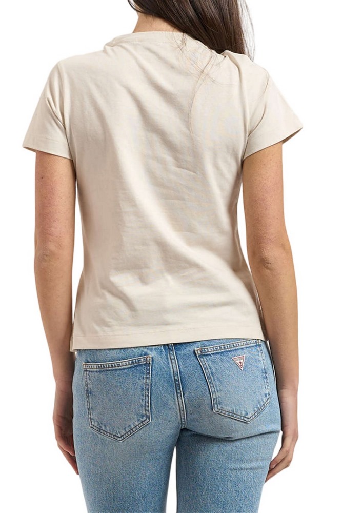 GUESS KETTY CN T-SHIRT ΜΠΛΟΥΖΑ ΓΥΝΑΙΚΕΙΑ OFF WHITE