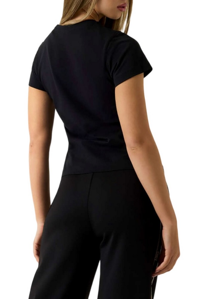 GUESS KETTY CN T-SHIRT ΜΠΛΟΥΖΑ ΓΥΝΑΙΚΕΙΑ BLACK