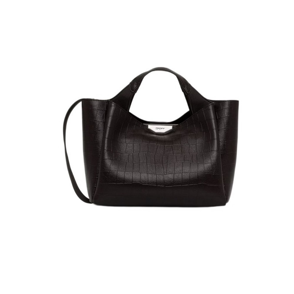 DKNY WILLA SATCHELS HANDBAG ΤΣΑΝΤΑ ΓΥΝΑΙΚΕΙΑ DARK BROWN