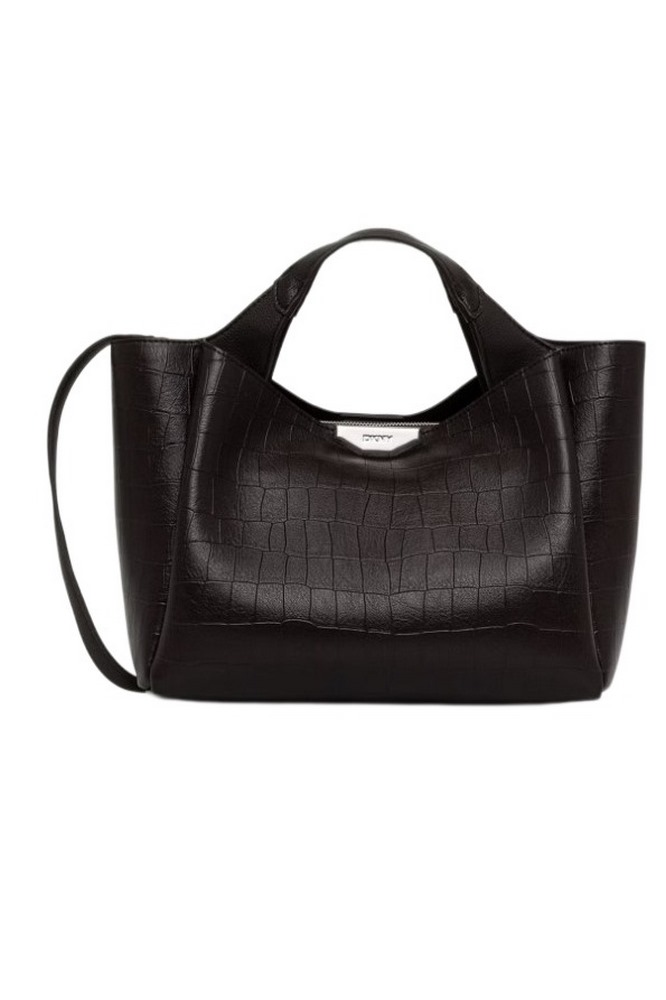 DKNY WILLA SATCHELS HANDBAG ΤΣΑΝΤΑ ΓΥΝΑΙΚΕΙΑ DARK BROWN