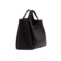 DKNY WILLA SATCHELS HANDBAG ΤΣΑΝΤΑ ΓΥΝΑΙΚΕΙΑ DARK BROWN