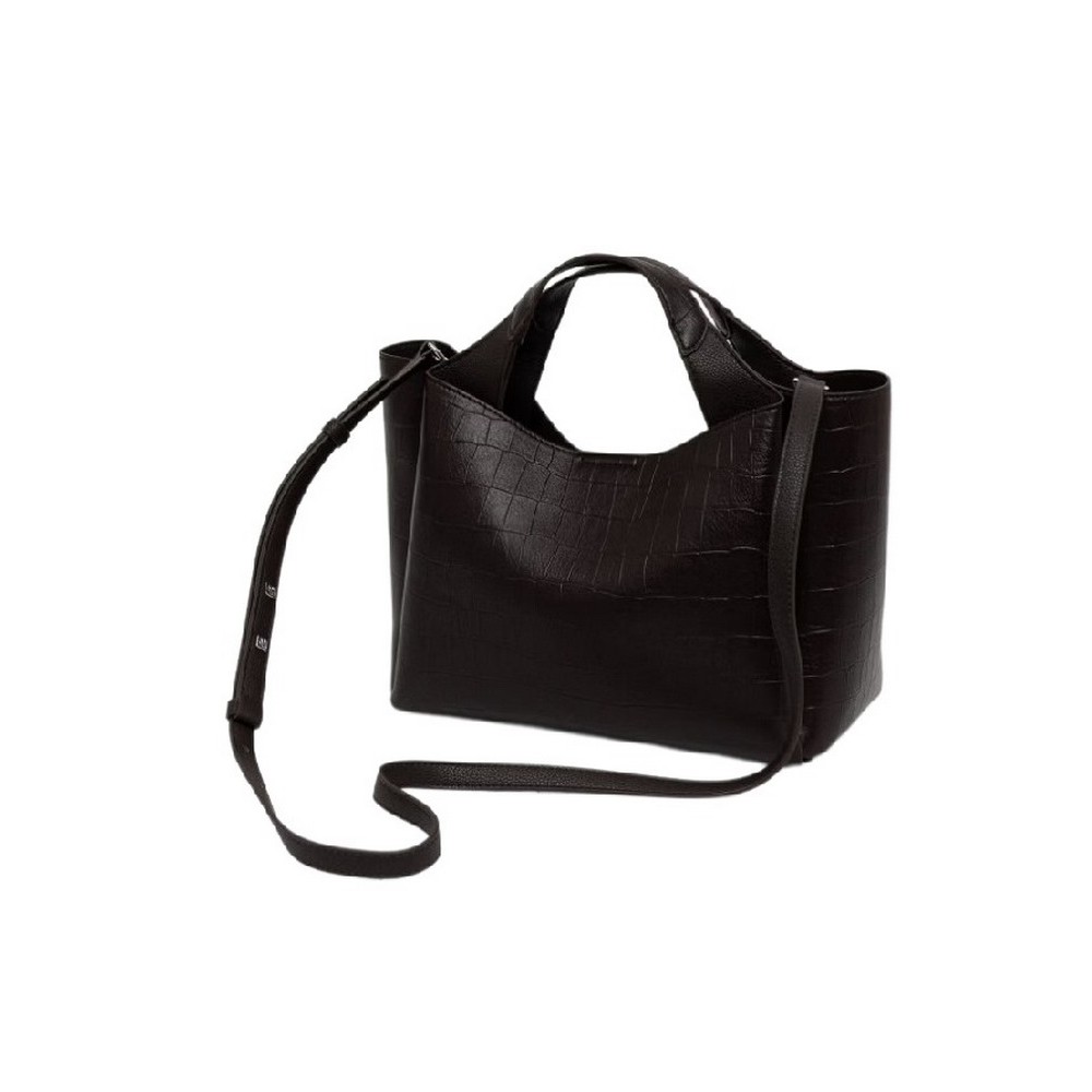 DKNY WILLA SATCHELS HANDBAG ΤΣΑΝΤΑ ΓΥΝΑΙΚΕΙΑ DARK BROWN