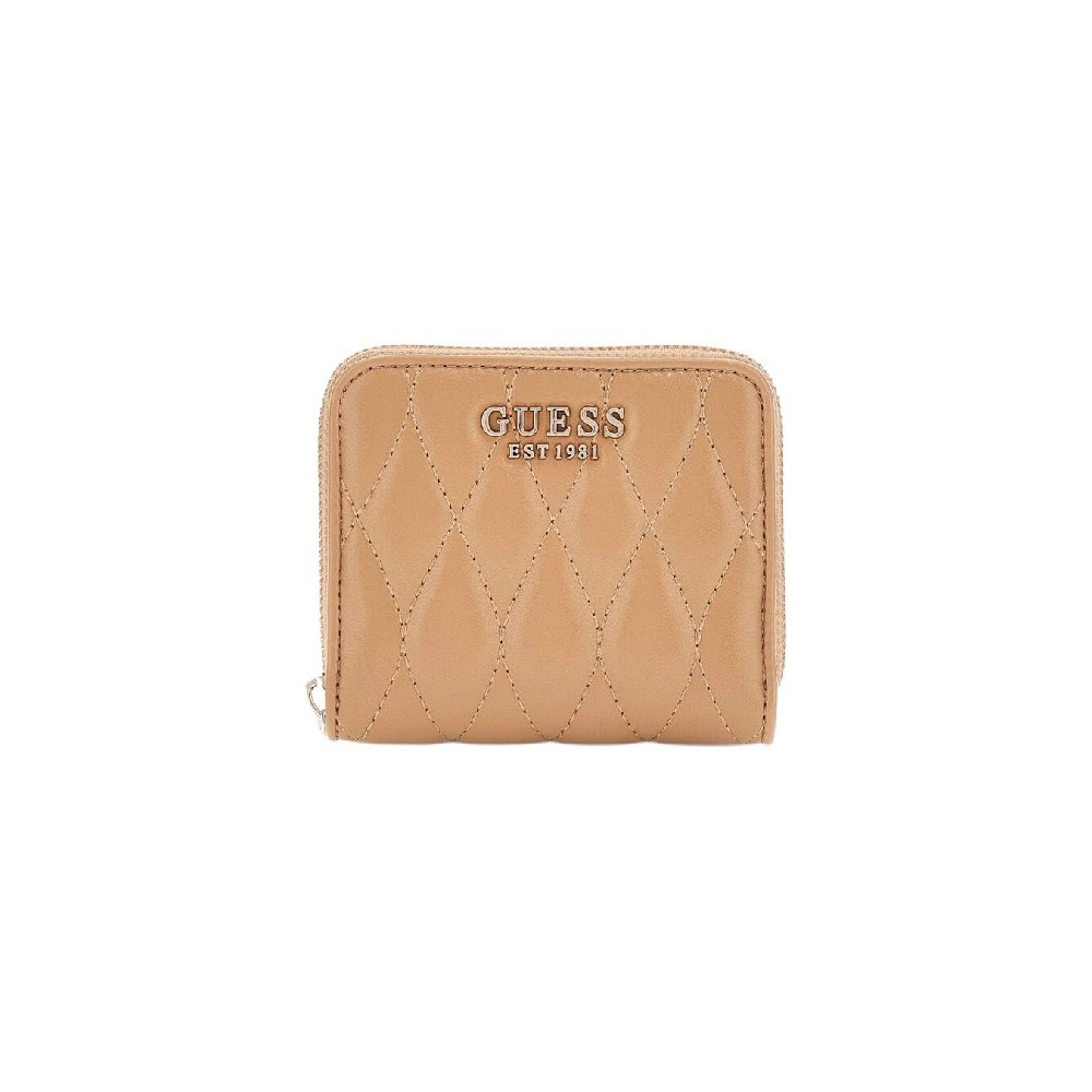 GUESS VALLA SLG SMALL ZIP AROUND ΠΟΡΤΟΦΟΛΙ ΓΥΝΑΙΚΕΙΟ BEIGE