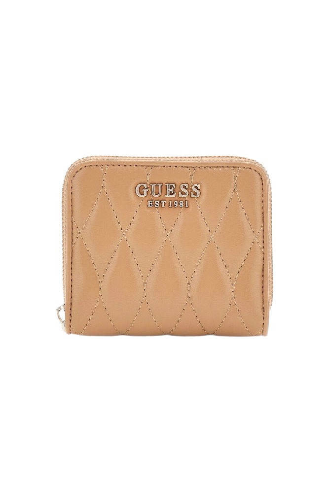 GUESS VALLA SLG SMALL ZIP AROUND ΠΟΡΤΟΦΟΛΙ ΓΥΝΑΙΚΕΙΟ BEIGE