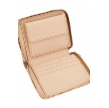 GUESS VALLA SLG SMALL ZIP AROUND ΠΟΡΤΟΦΟΛΙ ΓΥΝΑΙΚΕΙΟ BEIGE