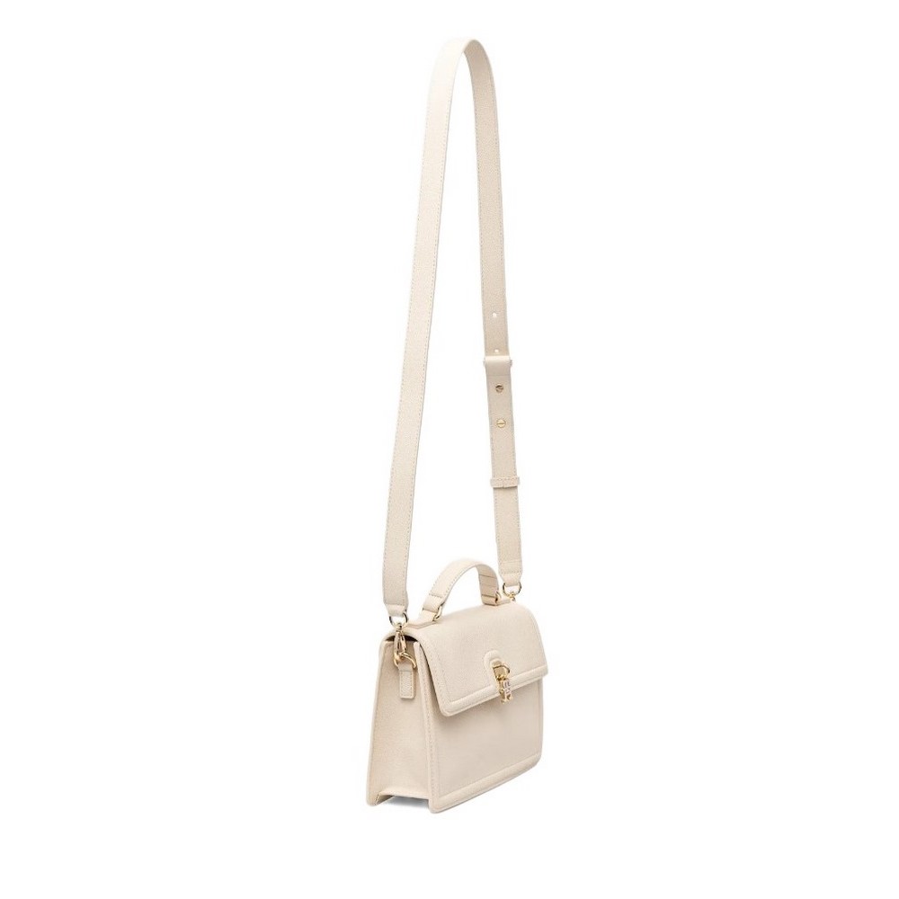 TOMMY HILFIGER ETERNITY MINI SATCHEL ΤΣΑΝΤΑ ΓΥΝΑΙΚΕΙΑ OFF WHITE