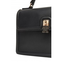 TOMMY HILFIGER ETERNITY MINI SATCHEL ΤΣΑΝΤΑ ΓΥΝΑΙΚΕΙΑ BLACK