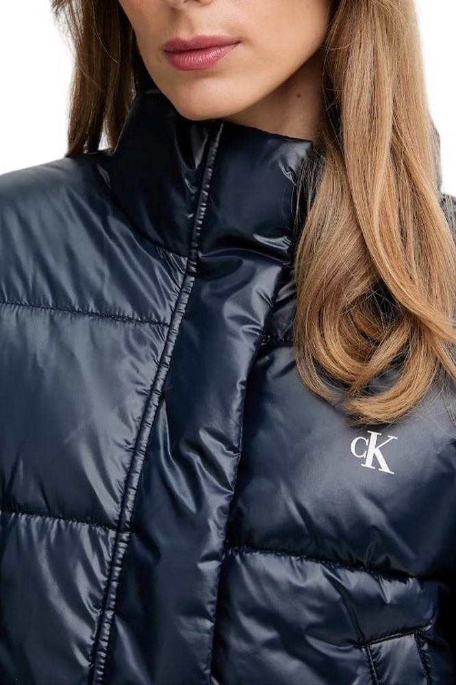 CALVIN KLEIN JEANS CROP PUFFER JACKET ΜΠΟΥΦΑΝ ΓΥΝΑΙΚΕΙΟ DARK NAVY