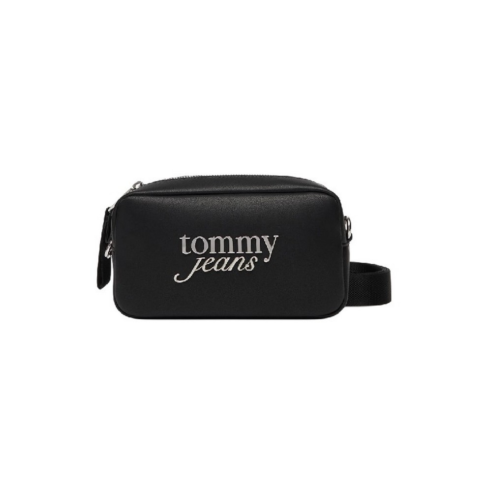 TOMMY JEANS BOLD SCRIPT CAMERA BAG ΤΣΑΝΤΑ ΓΥΝΑΙΚΕΙΑ BLACK