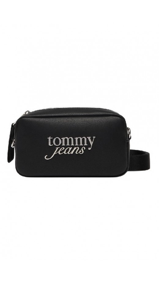 TOMMY JEANS BOLD SCRIPT CAMERA BAG ΤΣΑΝΤΑ ΓΥΝΑΙΚΕΙΑ BLACK