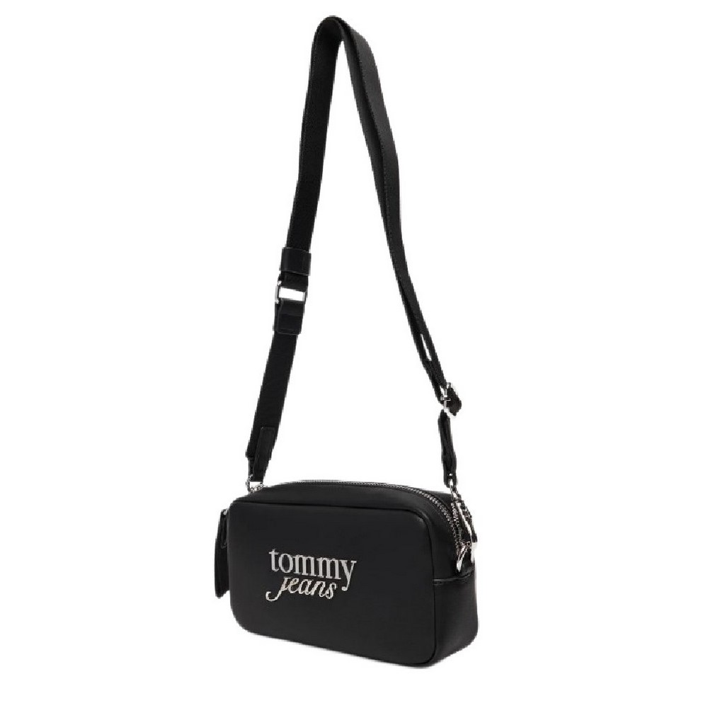 TOMMY JEANS BOLD SCRIPT CAMERA BAG ΤΣΑΝΤΑ ΓΥΝΑΙΚΕΙΑ BLACK