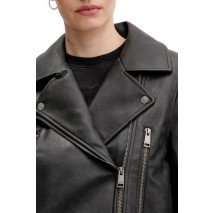 TOMMY JEANS OVS PU BIKER JACKET EXT ΜΠΟΥΦΑΝ ΓΥΝΑΙΚΕΙΟ BLACK