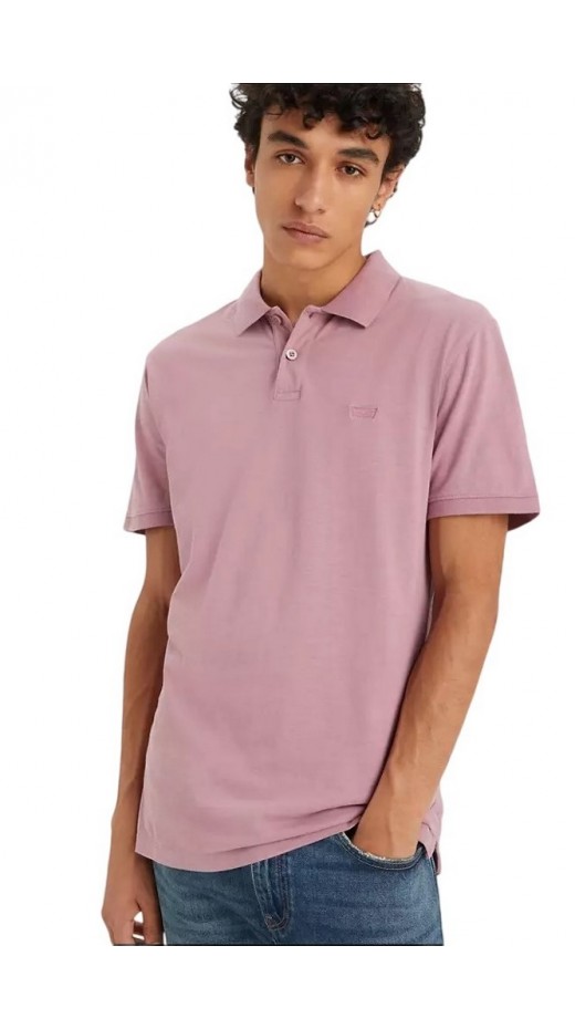 LEVI'S SLIM HOUSEMARK POLO T-SHIRT ΜΠΛΟΥΖΑ ΑΝΔΡΙΚΗ PURPLE