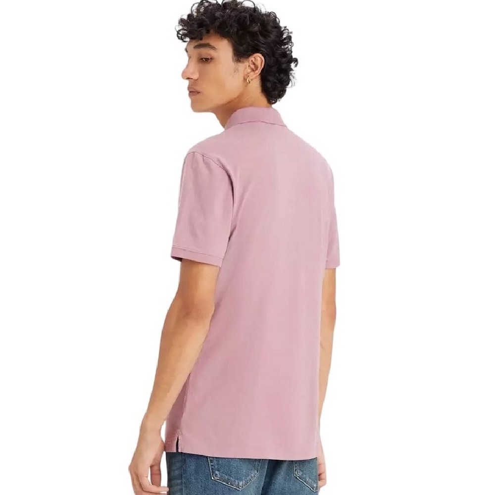 LEVIS SLIM HOUSEMARK POLO T-SHIRT ΜΠΛΟΥΖΑ ΑΝΔΡΙΚΗ PURPLE