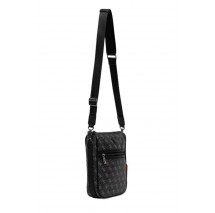 GUESS MILANO CROSSBODY 2 ΤΣΑΝΤΑ ΑΝΔΡΙΚΗ BLACK/GREY
