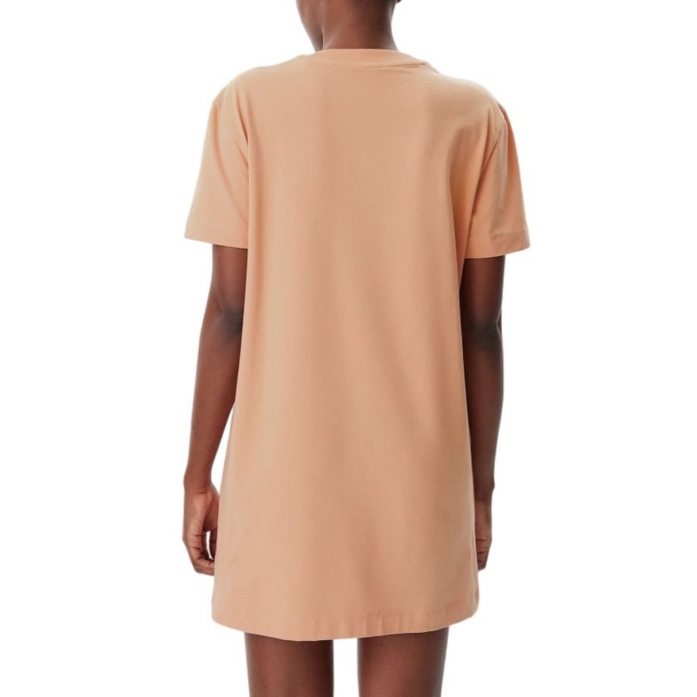 CALVIN KLEIN JEANS MONOLOGO TEE DRESS ΦΟΡΕΜΑ ΓΥΝΑΙΚΕΙΟ CORAL