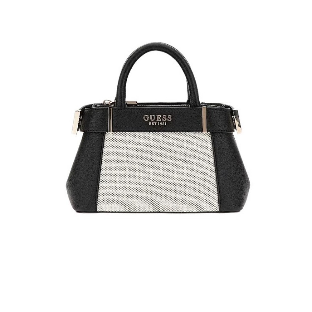 GUESS ANADELA MINI SATCHEL ΤΣΑΝΤΑ ΓΥΝΑΙΚΕΙΑ BLACK