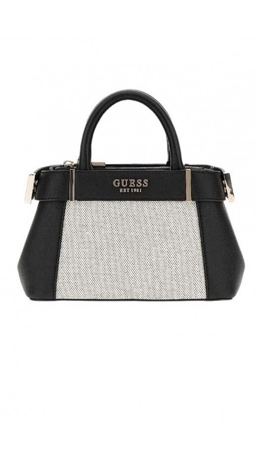 GUESS ANADELA MINI SATCHEL ΤΣΑΝΤΑ ΓΥΝΑΙΚΕΙΑ BLACK