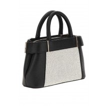 GUESS ANADELA MINI SATCHEL ΤΣΑΝΤΑ ΓΥΝΑΙΚΕΙΑ BLACK