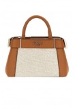 GUESS ANADELA MINI SATCHEL ΤΣΑΝΤΑ ΓΥΝΑΙΚΕΙΑ COGNAC