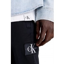 CALVIN KLEIN JEANS KINNY MONOLOGO BADGE CHINO ΠΑΝΤΕΛΟΝΙ ΑΝΔΡΙΚΟ BLACK