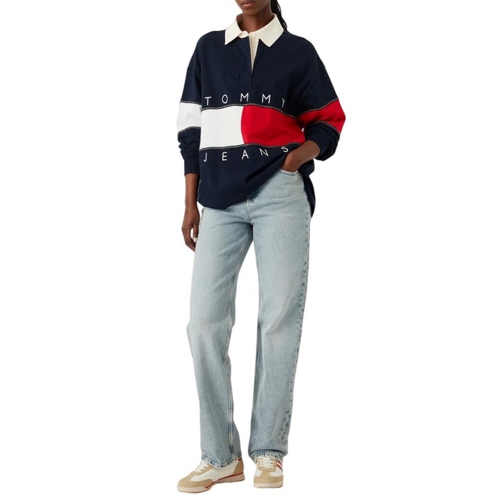 TOMMY JEANS LAYLA HR SLIM STR RWB CBF CJ6115 ΤΖΙΝ ΠΑΝΤΕΛΟΝΙ ΓΥΝΑΙΚΕΙΟ DENIM LIGHT