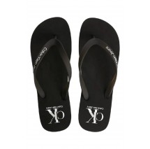 CALVIN KLEIN JEANS BEACH SANDAL LOGO ΠΑΝΤΟΦΛΑ ΑΝΔΡΙΚΗ BLACK