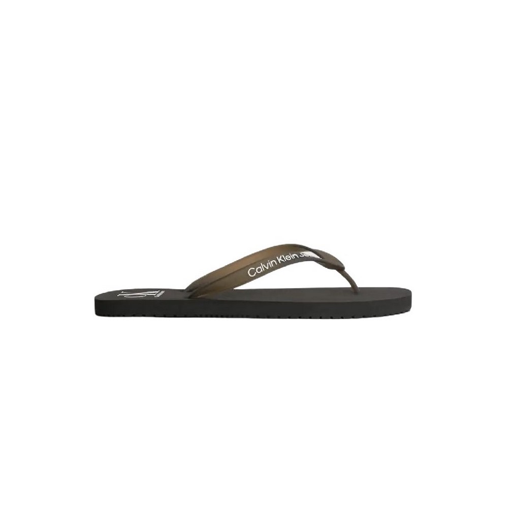 CALVIN KLEIN JEANS BEACH SANDAL LOGO ΠΑΝΤΟΦΛΑ ΑΝΔΡΙΚΗ BLACK