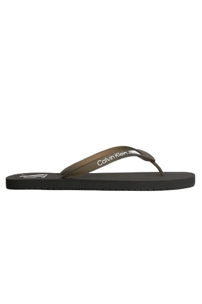 CALVIN KLEIN JEANS BEACH SANDAL LOGO ΠΑΝΤΟΦΛΑ ΑΝΔΡΙΚΗ BLACK