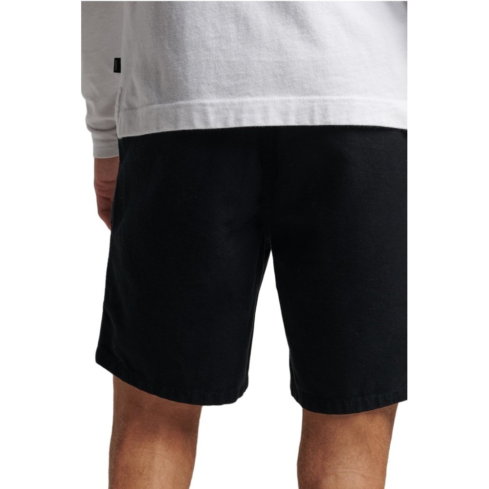 SUPERDRY D2 OVIN VINTAGE OVERDYED SHORT ΒΕΡΜΟΥΔΑ ΑΝΔΡΙΚΗ BLACK