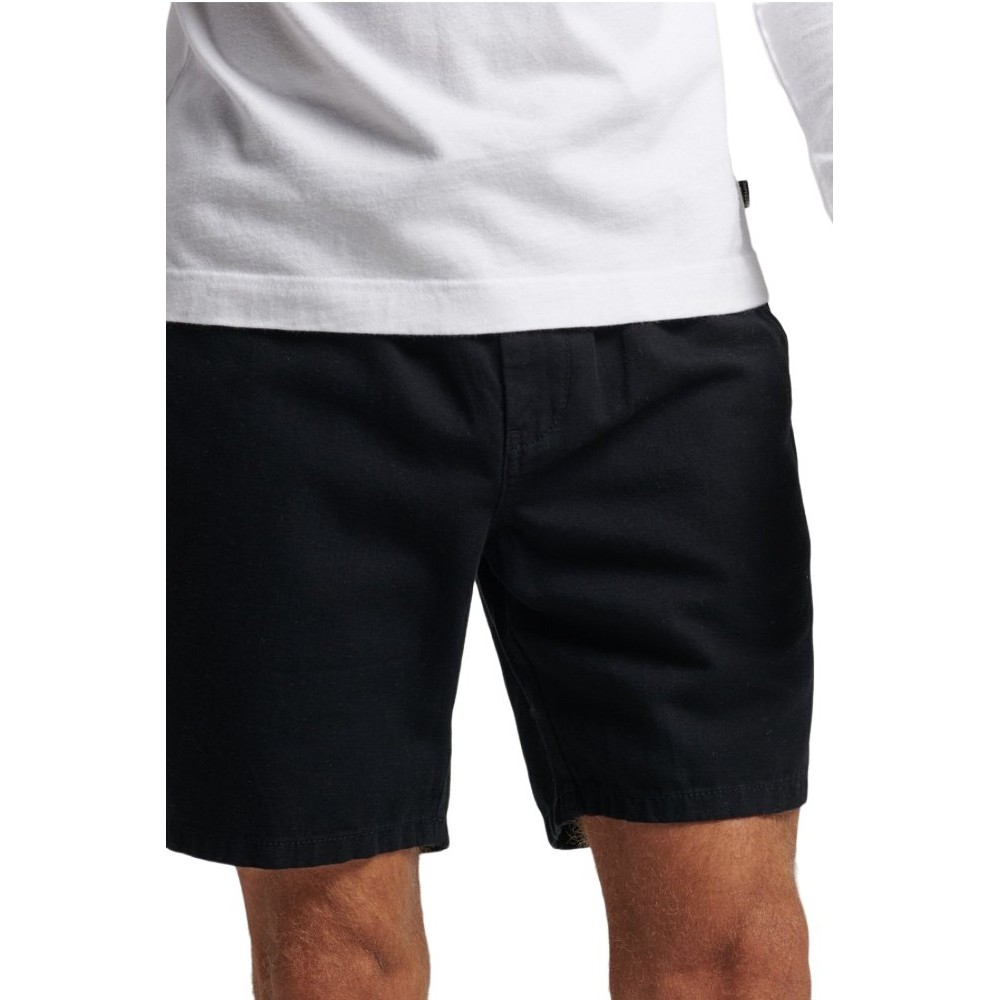 SUPERDRY D2 OVIN VINTAGE OVERDYED SHORT ΒΕΡΜΟΥΔΑ ΑΝΔΡΙΚΗ BLACK