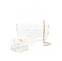 CHIARA FERRAGNI RANGE A-EYELIKE BAGS SMOOTH CALF ΤΣΑΝΤΑ ΓΥΝΑΙΚΕΙΑ WHITE
