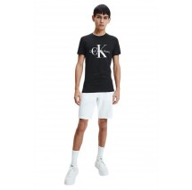 CALVIN KLEIN JEANS CORE MONOGRAM SLIM TEE T-SHIRT ΑΝΔΡΙΚΟ BLACK