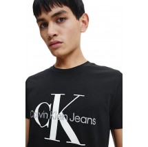 CALVIN KLEIN JEANS CORE MONOGRAM SLIM TEE T-SHIRT ΑΝΔΡΙΚΟ BLACK