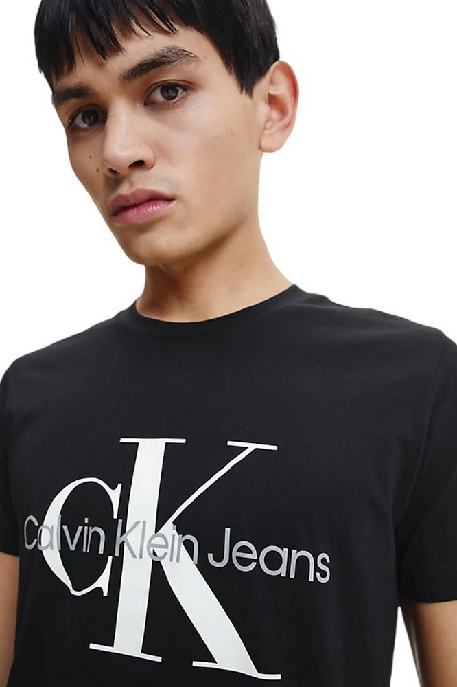 CALVIN KLEIN JEANS CORE MONOGRAM SLIM TEE T-SHIRT ΑΝΔΡΙΚΟ BLACK
