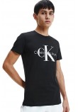 CALVIN KLEIN JEANS CORE MONOGRAM SLIM TEE T-SHIRT ΑΝΔΡΙΚΟ BLACK