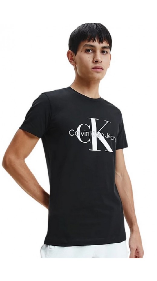 CALVIN KLEIN JEANS CORE MONOGRAM SLIM TEE T-SHIRT ΑΝΔΡΙΚΟ BLACK