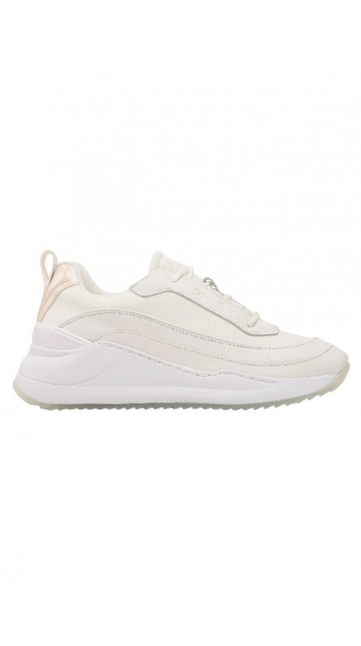 CALVIN KLEIN CHUNKY INTERNAL WEDGE LACE UP  ΠΑΠΟΥΤΣΙ ΓΥΝΑΙΚΕΙΟ WHITE