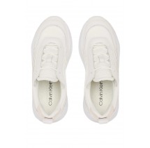 CALVIN KLEIN CHUNKY INTERNAL WEDGE LACE UP  ΠΑΠΟΥΤΣΙ ΓΥΝΑΙΚΕΙΟ WHITE