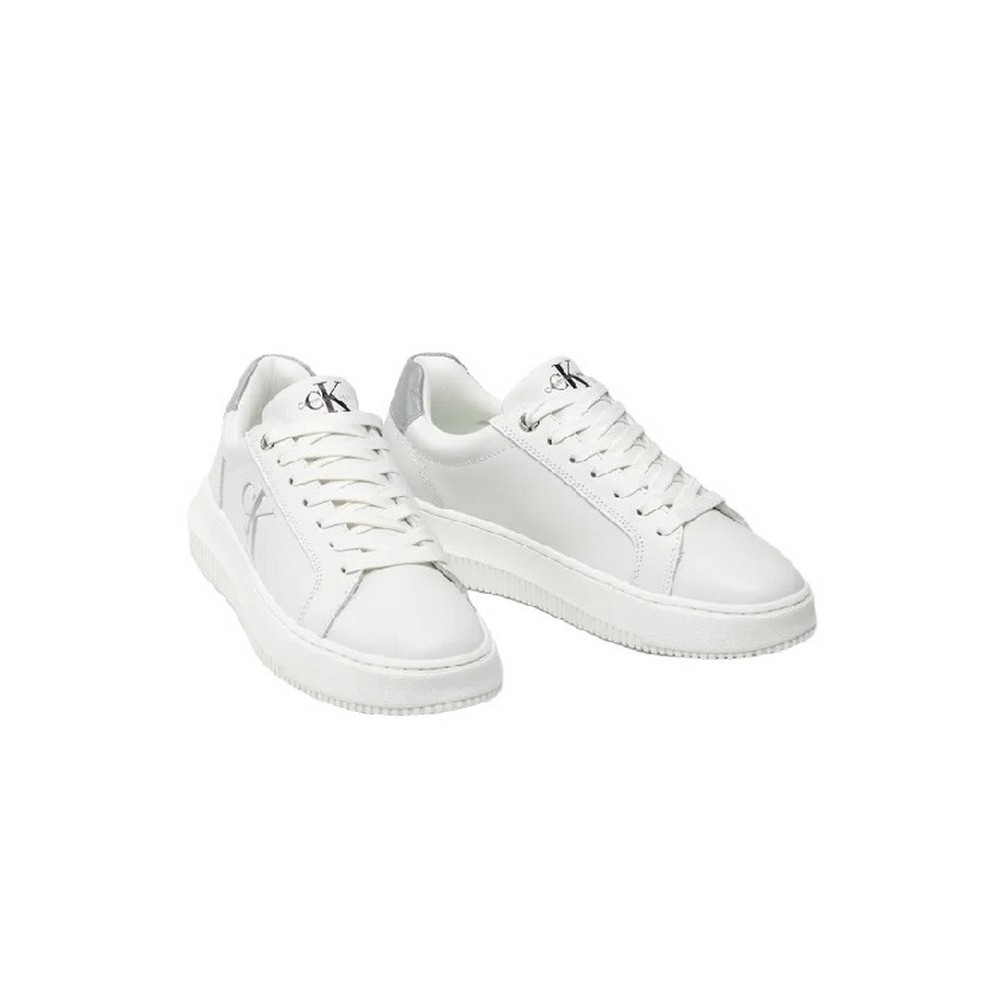 CALVIN KLEIN JEANS CHUNKY CUPSOLE LACEUP LOW ESS M ΠΑΠΟΥΤΣΙΑ ΓΥΝΑΙΚΕΙΑ WHITE