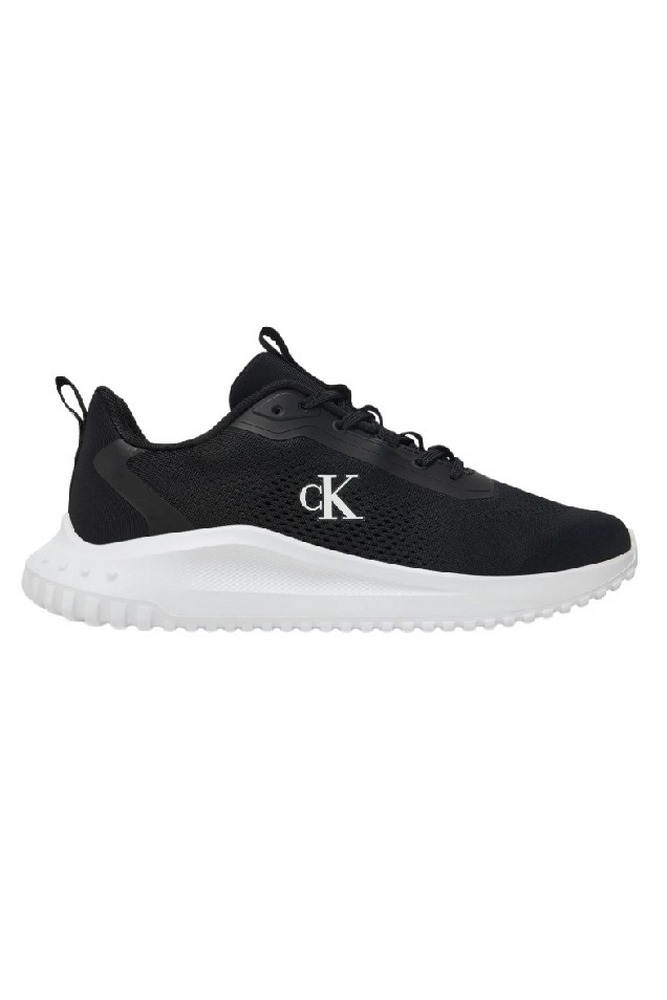 CALVIN KLEIN JEANS EVA RUNNER DRAWSTRING MIX MG ΠΑΠΟΥΤΣΙ ΓΥΝΑΙΚΕΙΟ BLACK/WHITE