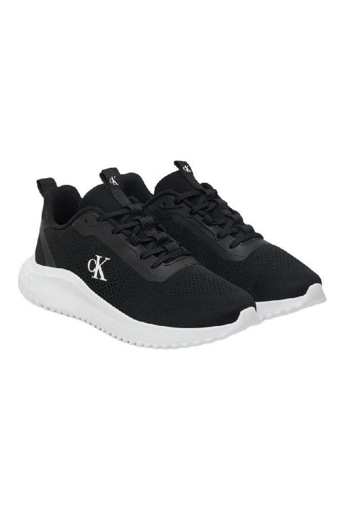 CALVIN KLEIN JEANS EVA RUNNER DRAWSTRING MIX MG ΠΑΠΟΥΤΣΙ ΓΥΝΑΙΚΕΙΟ BLACK/WHITE