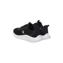 CALVIN KLEIN JEANS EVA RUNNER DRAWSTRING MIX MG ΠΑΠΟΥΤΣΙ ΓΥΝΑΙΚΕΙΟ BLACK/WHITE
