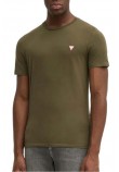 GUESS CN SS CORE TEE T-SHIRT ΜΠΛΟΥΖΑ ΑΝΔΡΙΚΗ KHAKI