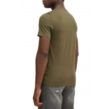 GUESS CN SS CORE TEE T-SHIRT ΜΠΛΟΥΖΑ ΑΝΔΡΙΚΗ KHAKI